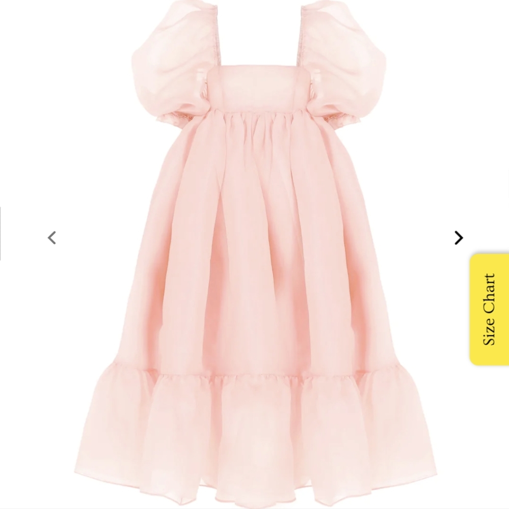 Selkie dress - peach skin (blush pink), large